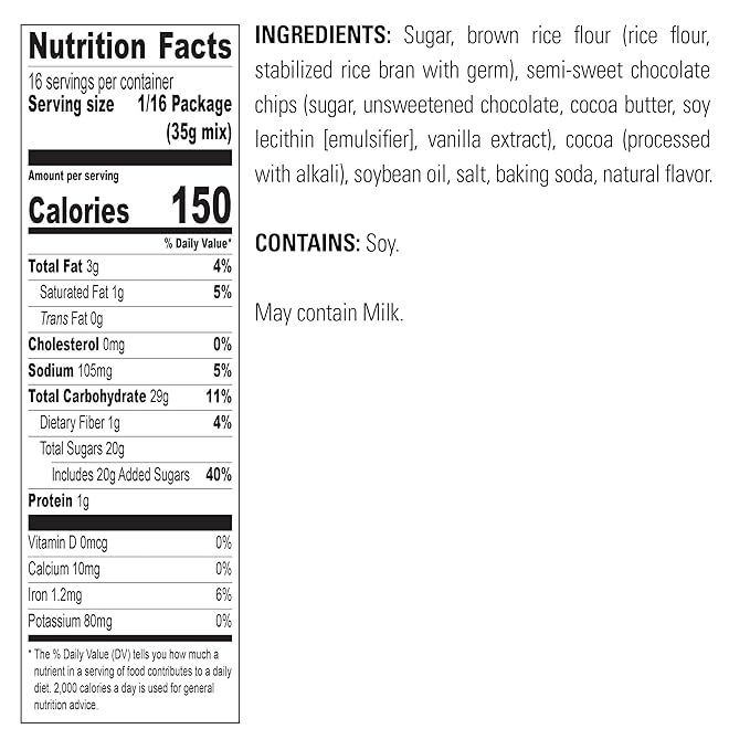 Krusteaz Gluten Free Baking Mix Variety Pack, 1 Cinnamon Swirl Cake Mix, 1 Double Chocolate Brownie Mix, 1 Wild Blueberry Muffin Mix, 1 Honey Cornbread Mix, (4 CT)