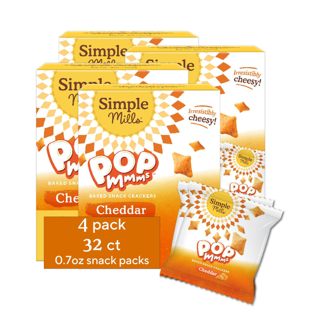 Simple Mills Pop Mmms Individual Packs, 8 Ct (Pack of 2)