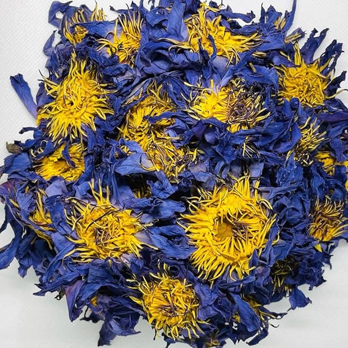 Premium Whole Dried Flower Tea - Natural Loose Leaf Tea Non GMO Caffeine Free Sleepytime Herbal Tea – Excellent Source of Antioxidants (500 grams)
