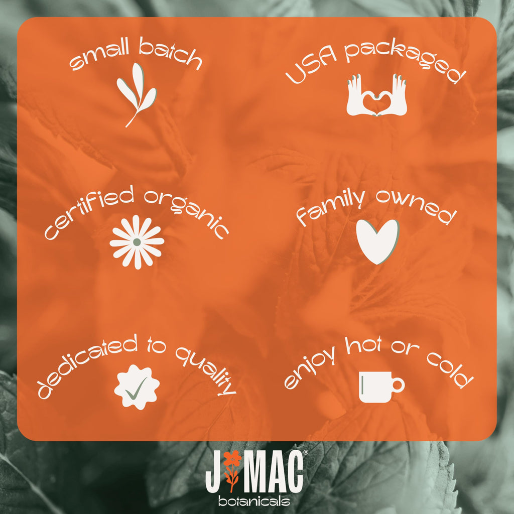 J Mac Botanicals, Certified Organic Hibiscus Flower, loose leaf tea, Flor de Jamaica