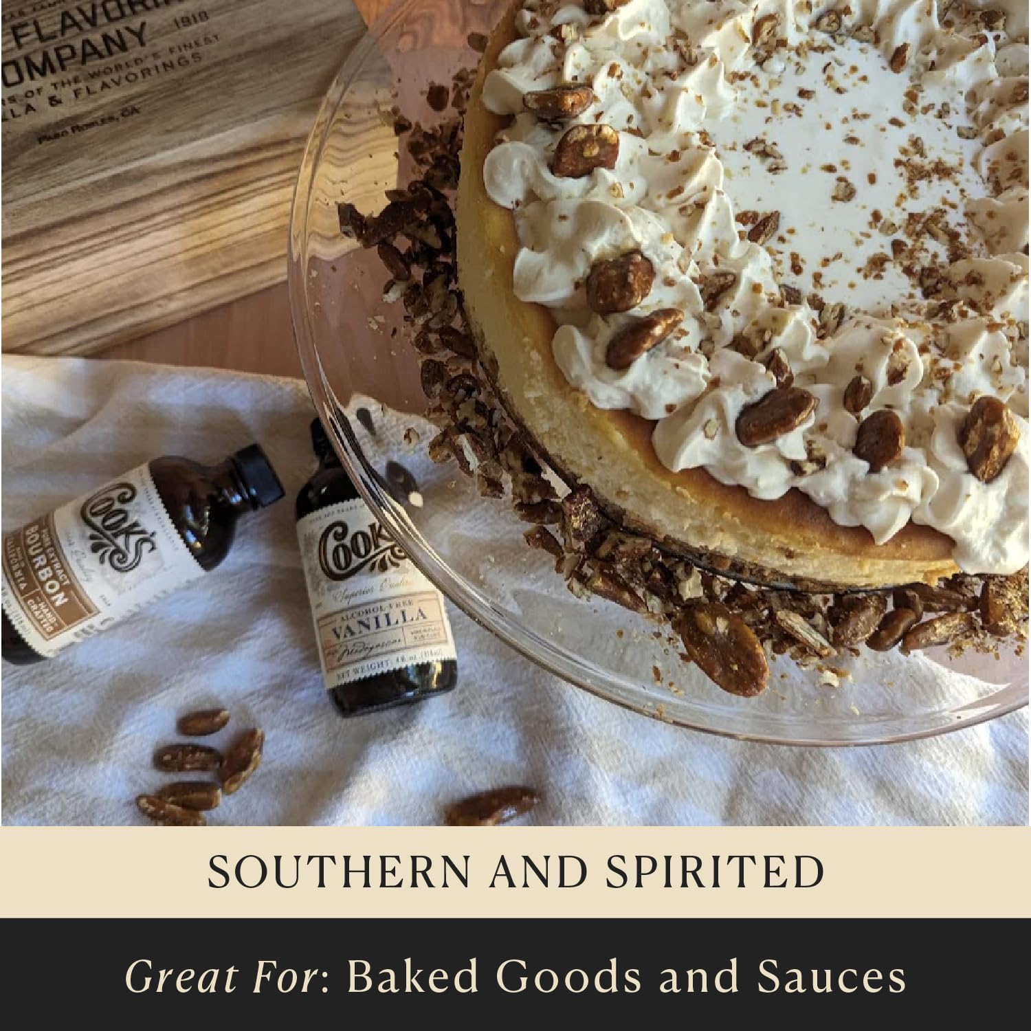 Cook's Bourbon Extract for Baking, Cooking & Beverages, 8 oz