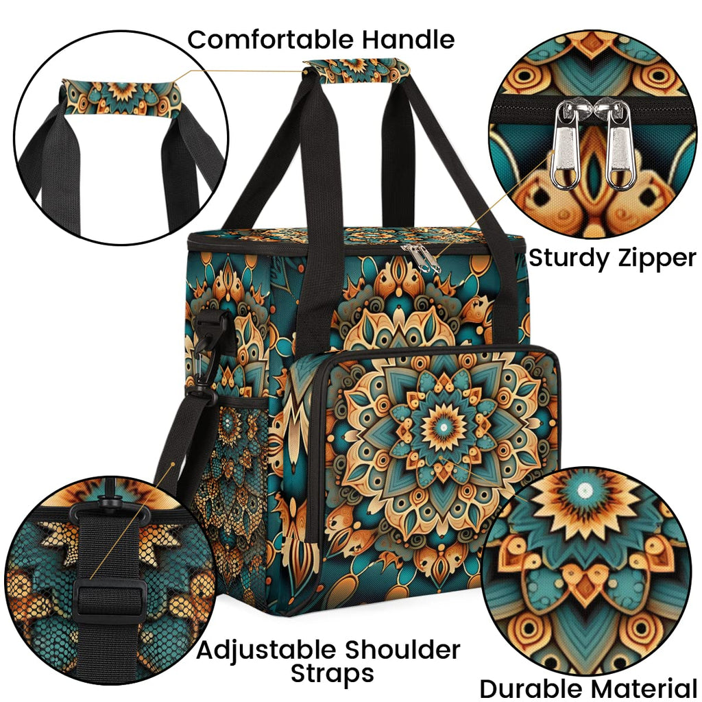 Coffee Maker Bag Compatible with K-Mini or K-Mini Plus Mandala Flower