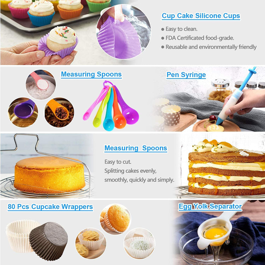 Gawren-H&E Cake Decorating Kit-Baking Supplies and Cake Decorating Supplies