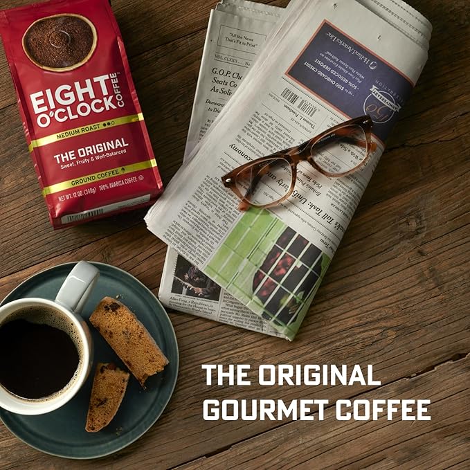 Eight O'Clock Coffee Whole Bean, The Original, 42 Ounce (Pack of 2)
