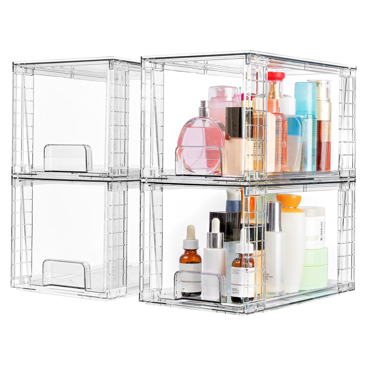 Vtopmart 6 Pack Large Stackable Storage Drawers