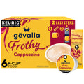Gevalia K‐Cup® Coffee Pods & Froth Packets Kit, 6 ct, Cappuccino Espresso
