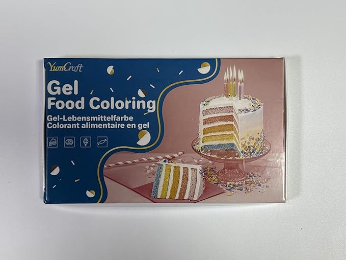 Food Coloring Gel Set - 22Vibrant Color Gel Food Coloring for Cake Decorating, Baking, Easter Egg, Icing - Tasteless Food Color Dye for Fondant, Cooking, Slime, Airbrush - 0.2 Fl. oz (6 ml)/Bottles