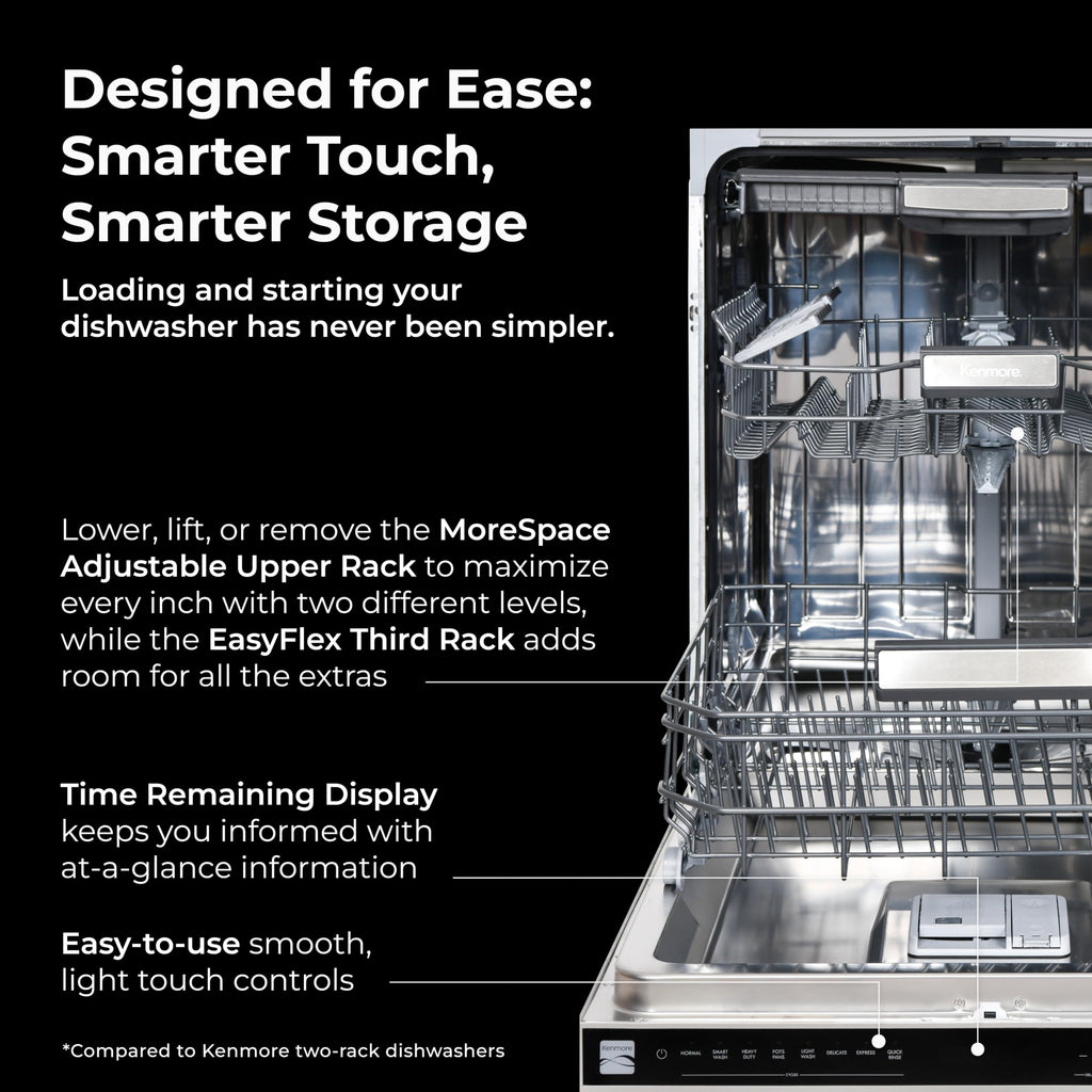 Kenmore 24" Built-In Dishwasher - Fingerprint Resistant Stainless Steel
