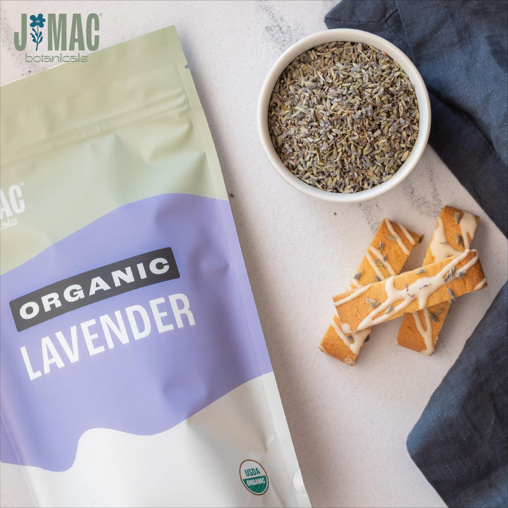 J MAC BOTANICALS, Organic Lavender Buds (32 oz, 2 Pound Bag) Bulk, Dried Flowers, Flower
