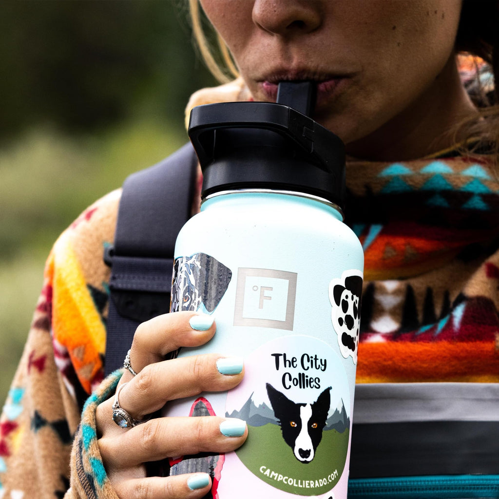 IRON °FLASK 64 oz Wide Mouth Water Bottle with 3 Lids