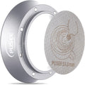 54mm Espresso Dosing Funnel & 53.5mm Puck Screen,PUSEE Coffee Dosing Ring Aluminum Metal,Reusable 1.7mm Thickness 150μm Espresso Puck Screen 316 Stainless Steel Fits 54mm Portafilter