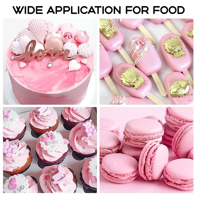Pink Gel Food Coloring 4.5 oz Professional Grade Pink Food Dye Concentrated Gel Food Coloring for Icing Baking Cake Decorating Cookie Fondant Slime Easter Egg