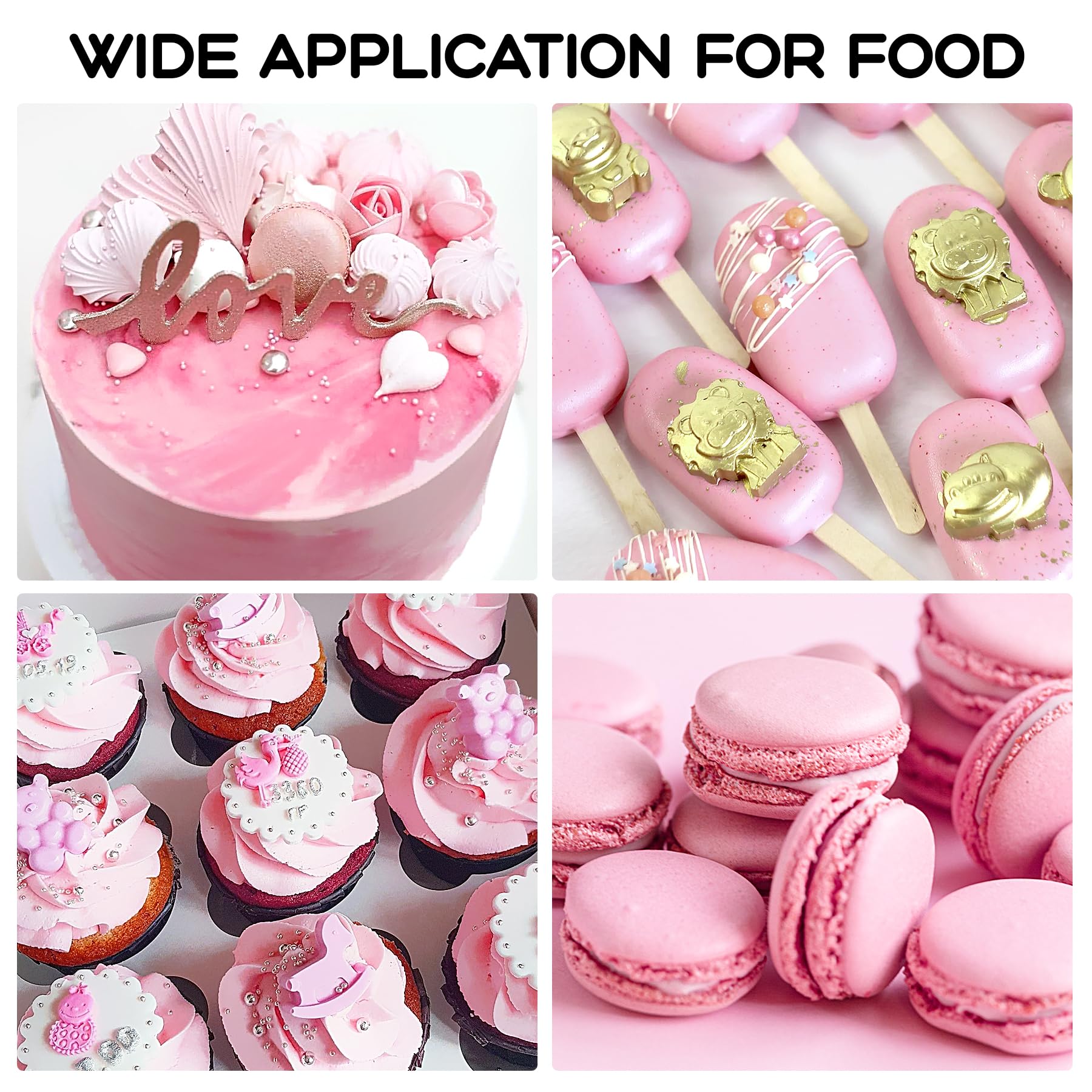 Pink Gel Food Coloring – 4.5 oz Professional Grade Concentrated Food Dye, Gel Based Coloring for Icing, Baking, Cake Decorating & Cookies