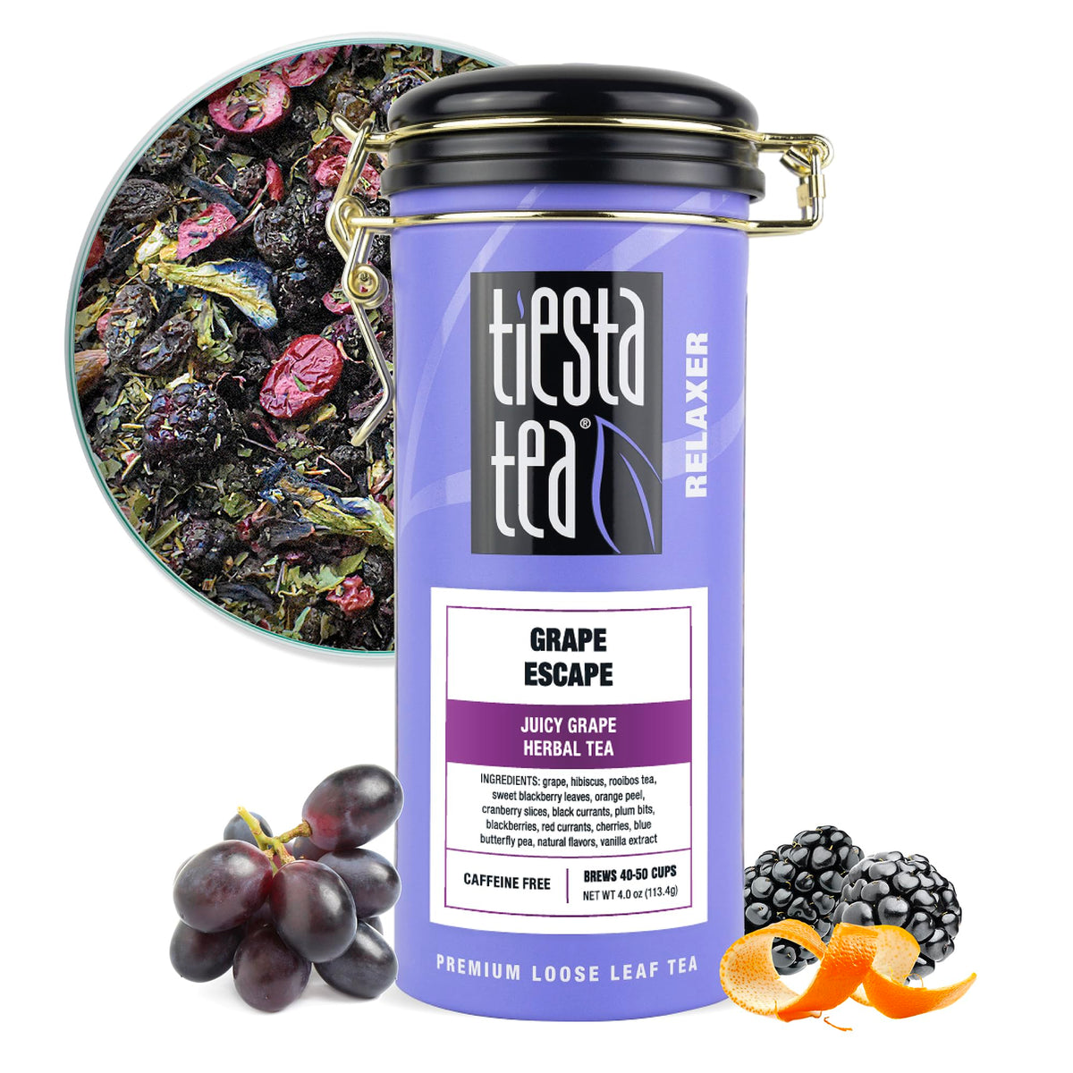 Tiesta Tea - Strawberry Kiwi Herbal Tea, Loose Leaf