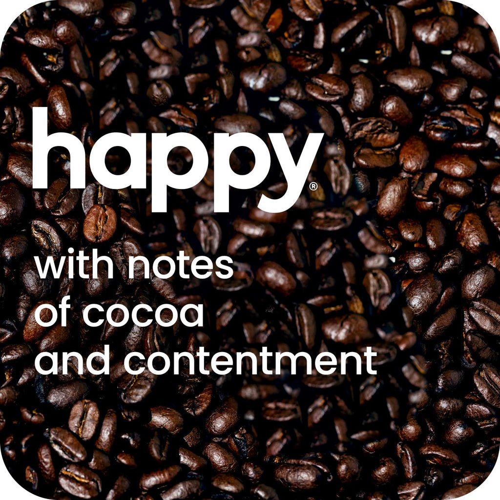 Happy Coffee Dark Roast Coffee Pods, 22 Count