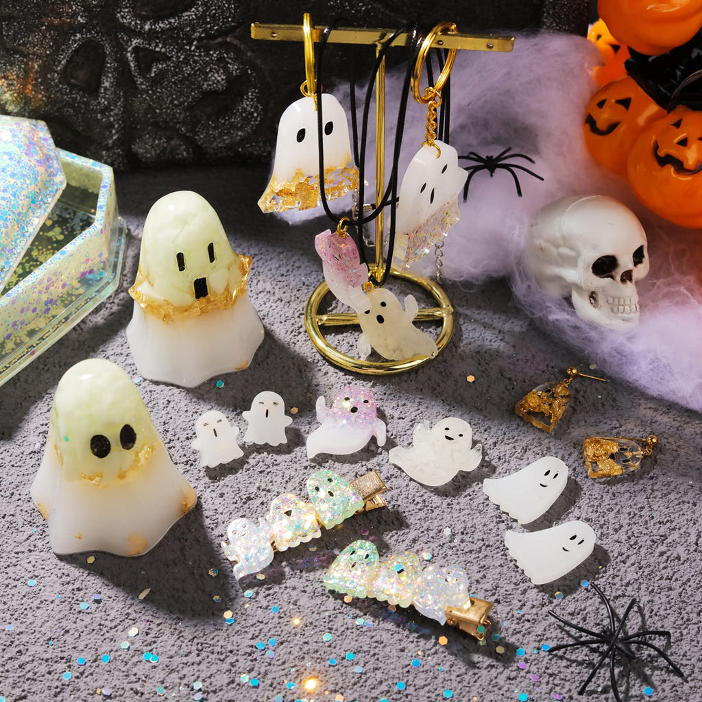 LET'S RESIN Ghost Shape Resin Earring Molds, Silicone Molds for Epoxy Resin