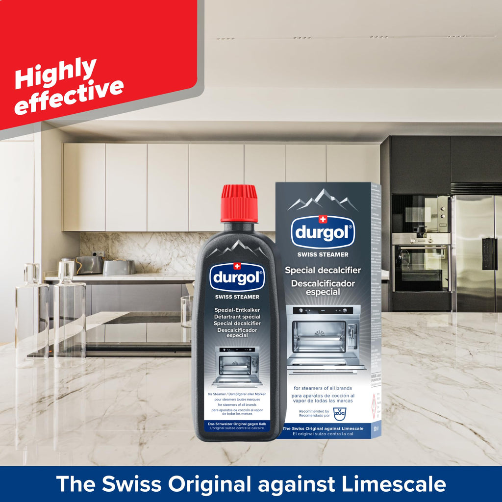 Durgol Swiss Steamer, Descaler and Decalcifier for All Brands of Steamer Ovens, 16.9 Fluid Ounces