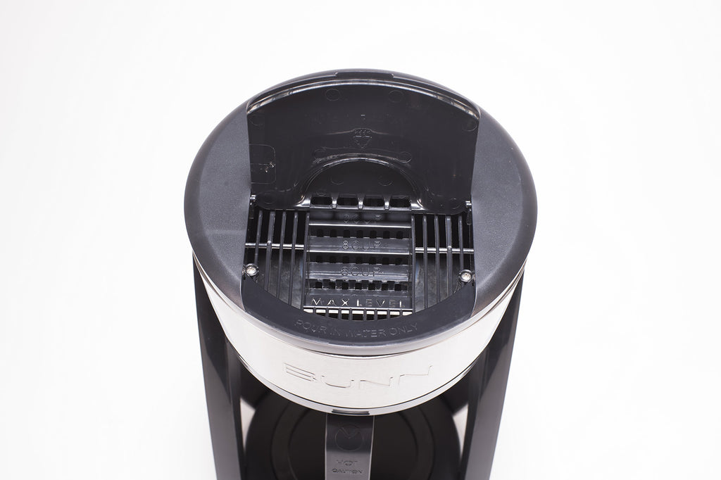 BUNN HB Heat N Brew Programmable Coffee Maker, 10 cup, Stainless Steel, 46500.0003