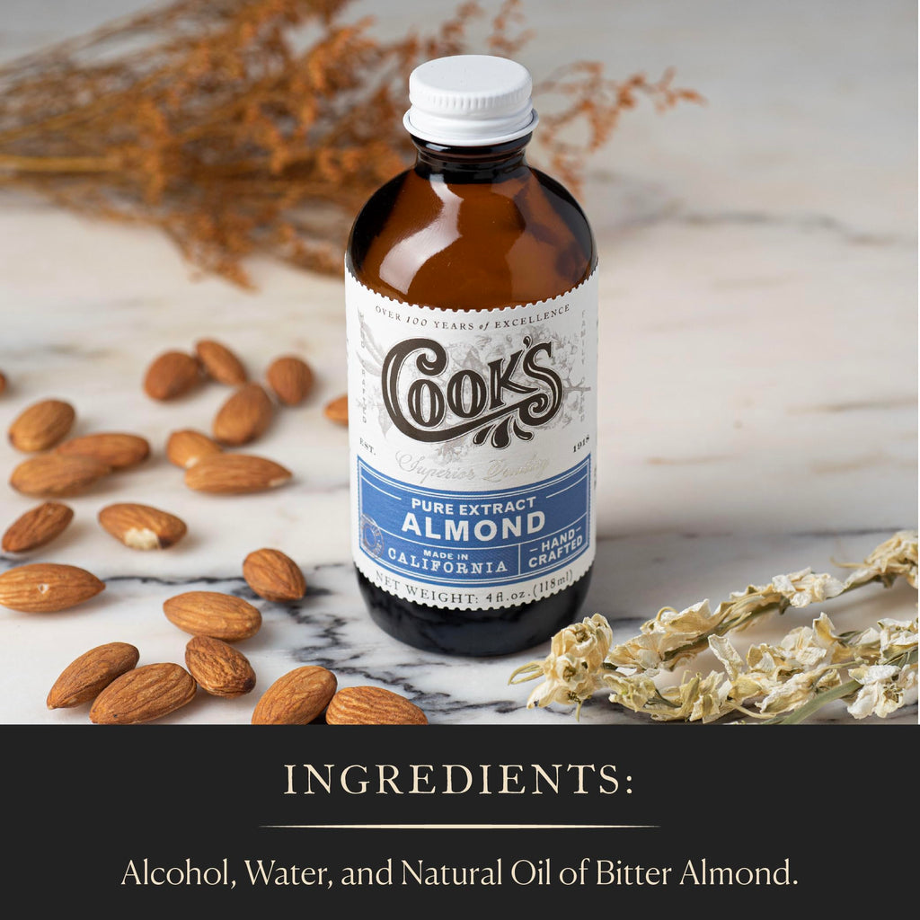 Cook's Pure Almond Extract for Baking & Cooking, Nut-Free, 16 oz