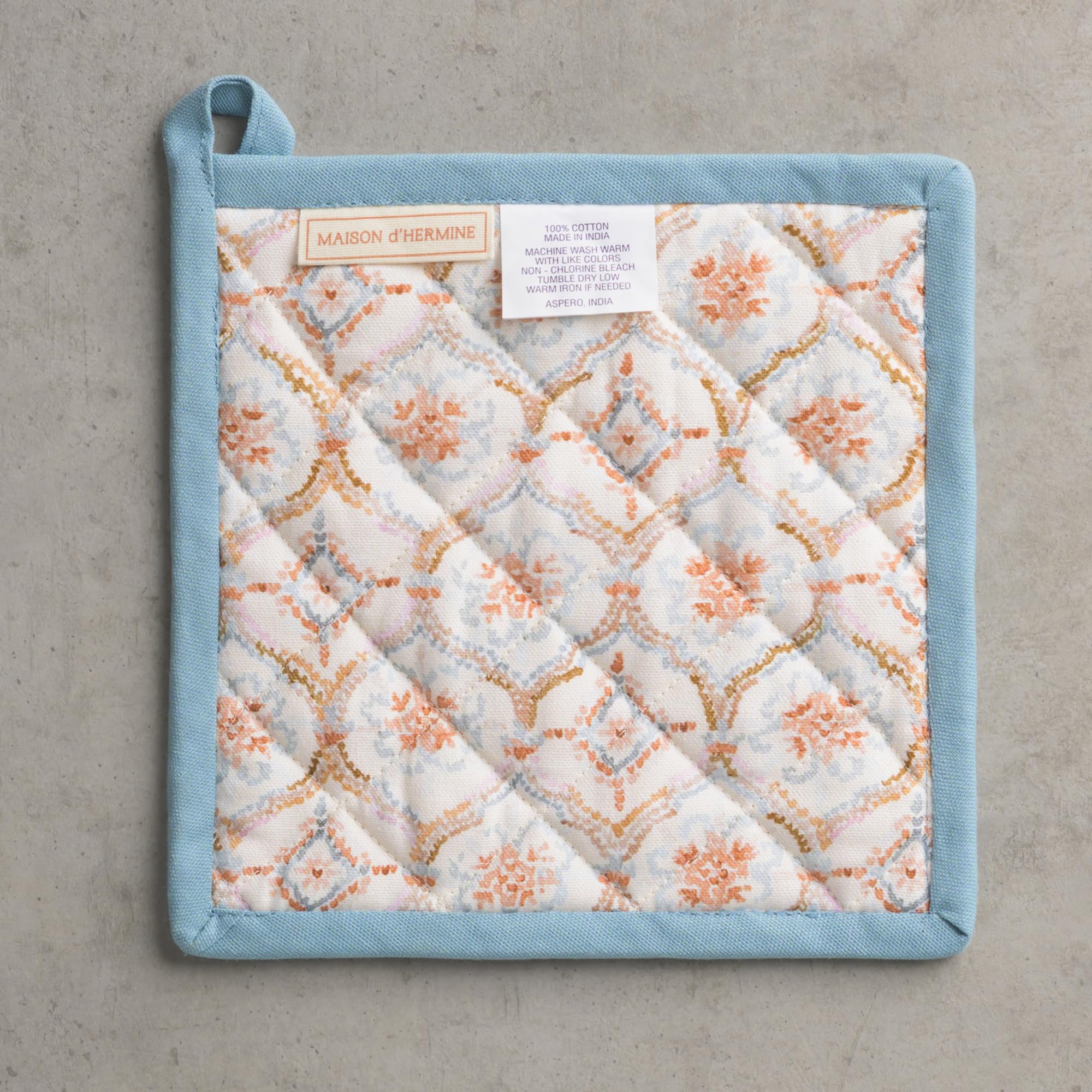 Maison d' Hermine Pot Holders 100% Cotton Potholders (8" x 8", Pack of 1)
