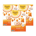 Simple Mills Pop Mmms Baked Snack Crackers, Cheddar, 3pk, 4oz