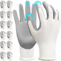 Kebada W1 Safety Work Gloves for Men & Women, Touchscreen, PU Coated