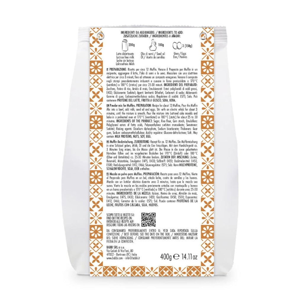 Babbi Home Bakery, Muffin and Bread Baking Mix, 14.11 Oz (400g)