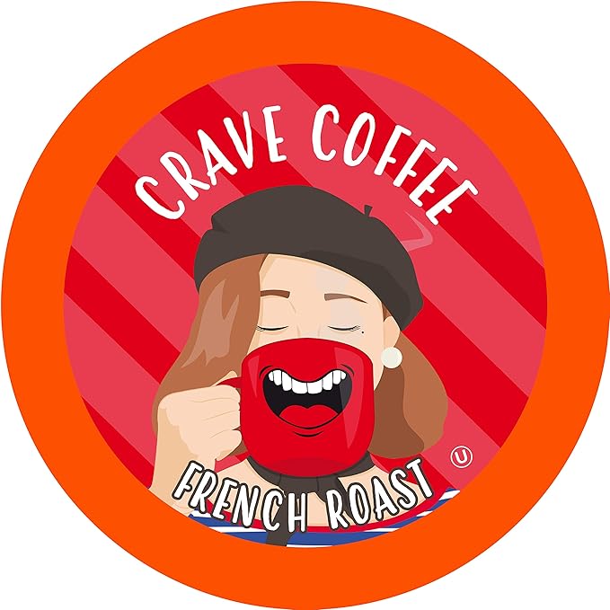 Crave Beverages Flavored Coffee Pods Sampler, Compatible with 2.0 K-Cup Brewers, Assorted Variety Pack