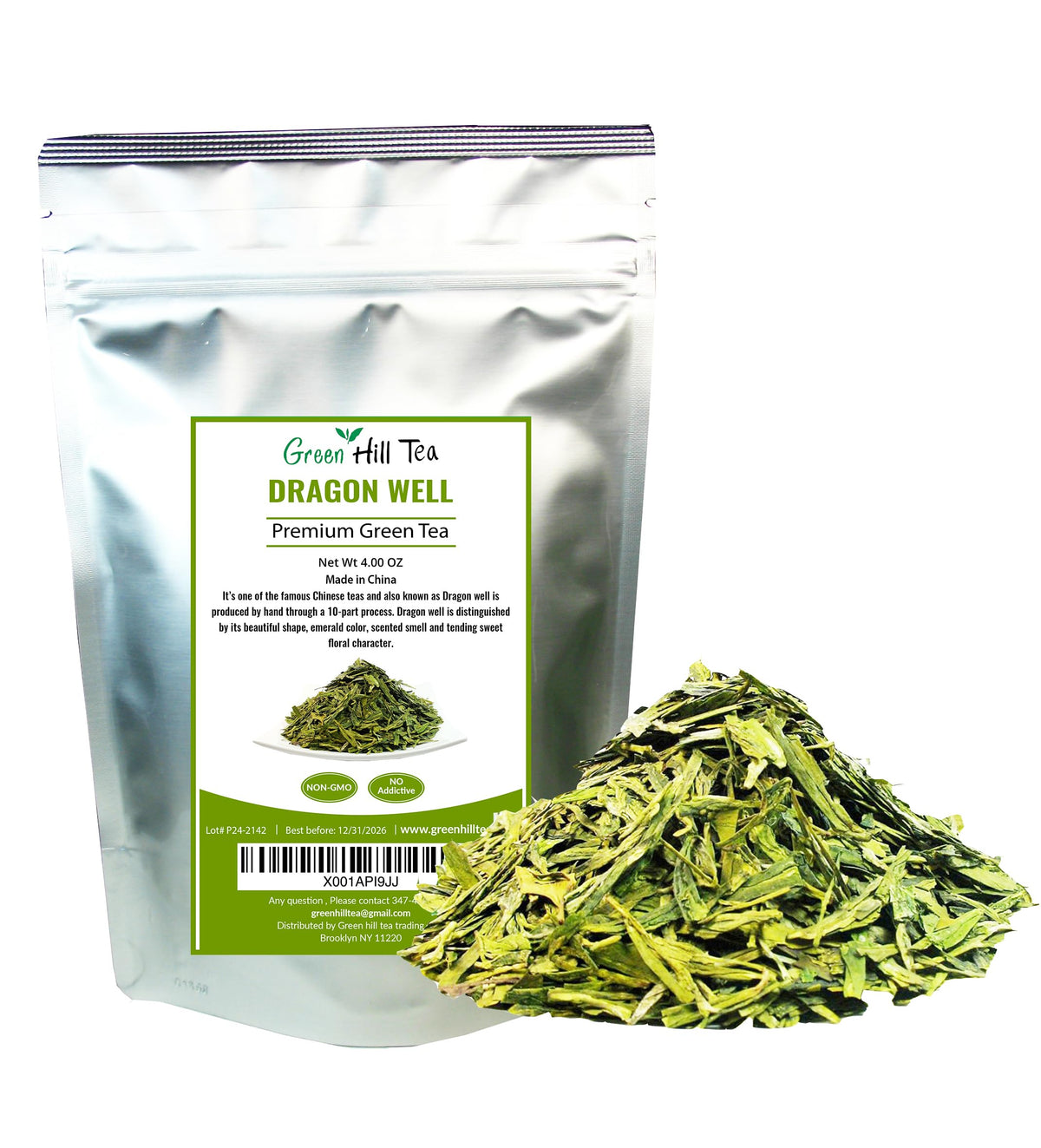 GreenhillTea Aged puerh tea Yunnan Pu-erh – Fermented Loose Leaf Tea, Smooth & Earthy Flavor, Pu-erh tea is an excellent, nutrient-rich choice for brewing kombucha, NO GMO, NO Additives, 100% natural 4 oz