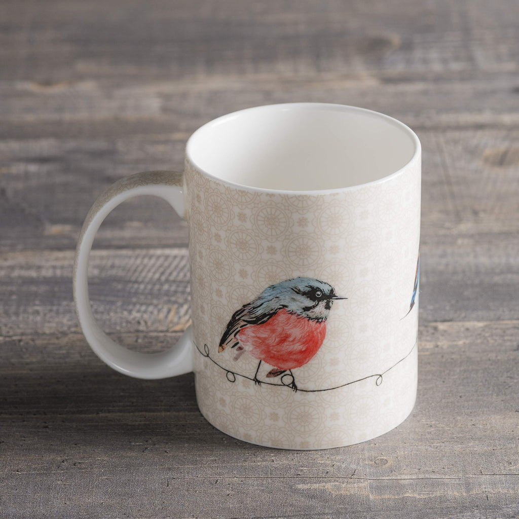 Maison d' Hermine Coffee Mug with Handles Tea Cups (12 Ounce, Pack of 1)