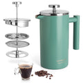 Mixpresso French Press Coffee Maker, 26 Oz Stainless Steel Coffee Press