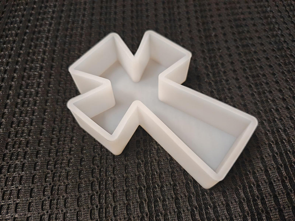 【300+ Design Optional】 Fuehbur Cross Pendant Freshie Mold, Silicone Epoxy Resin Molds for Car Freshies, Aroma Beads, Soap Candle Pendant Mould-Oven Safe