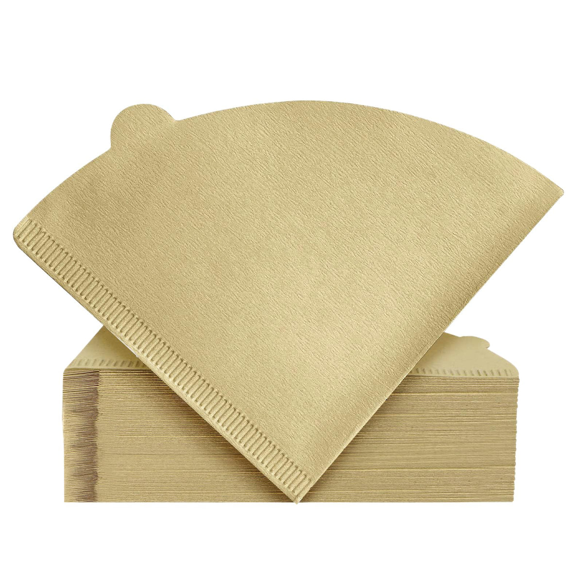 Coffee Filter, Cone Coffee Filters, Size 02 Coffee Filters for Pour Over Drippers, Total of 200 Sheets, 1-4 Cups, Natural Unbleached Brown