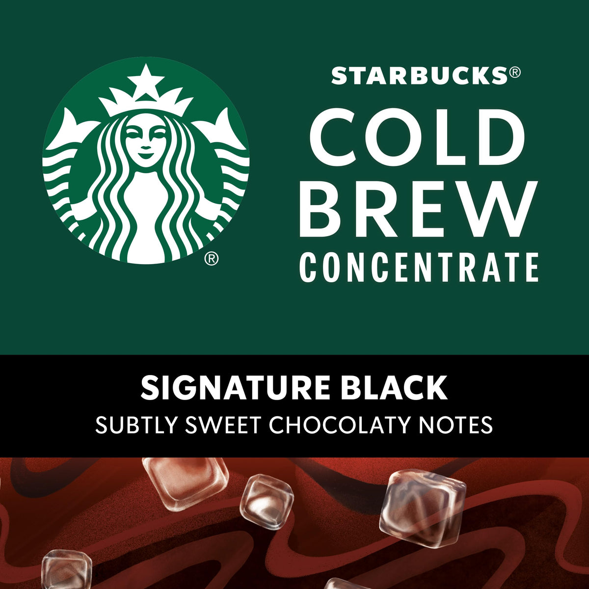 Starbucks Cold Brew Coffee Concentrate Signature Black, 32 fl oz Bottle
