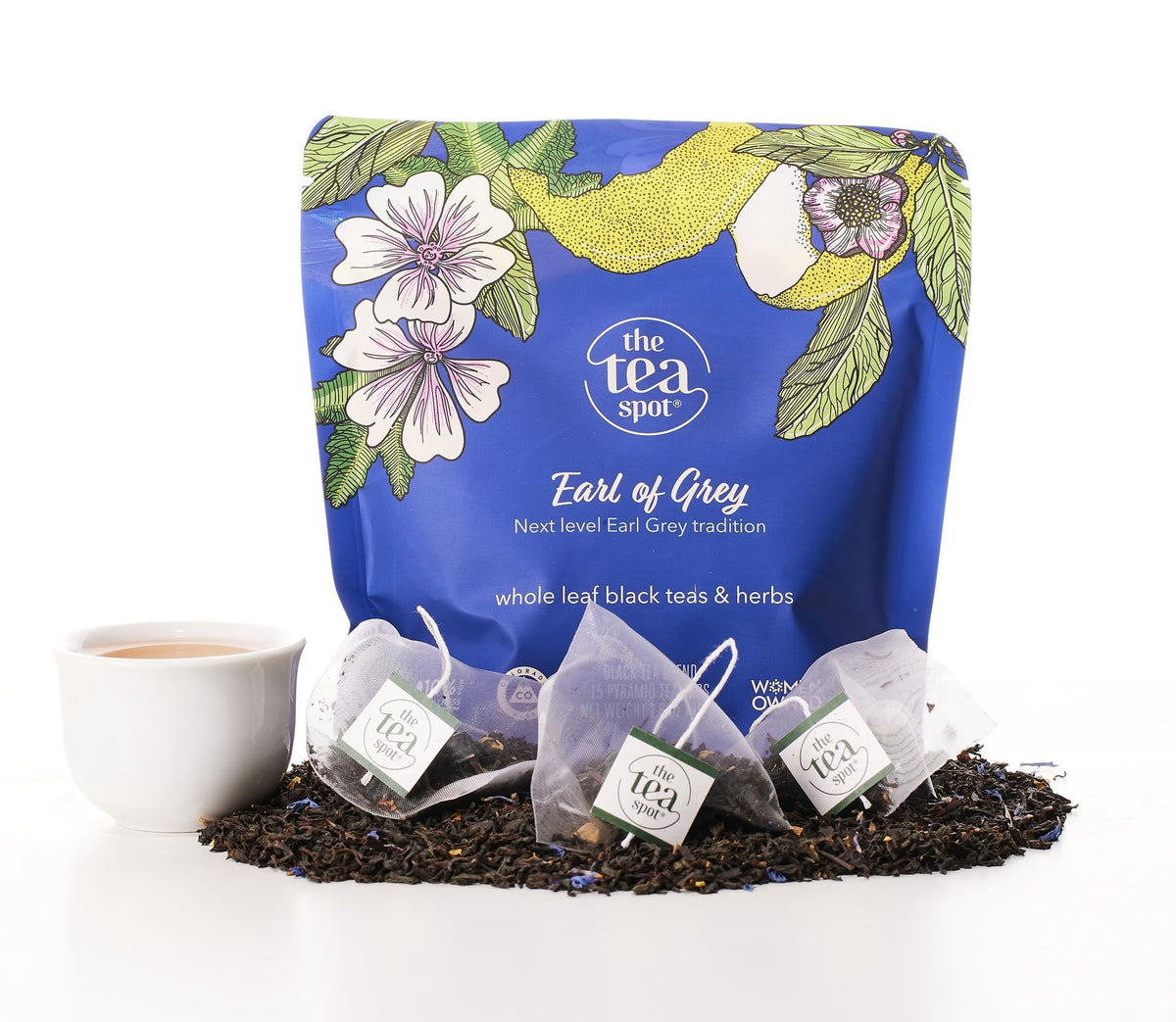 The Tea Spot Organic Keep Fit Green Tea with Yerba Mate and Matcha for Metabolic Support | Blend of Green Tea, Matcha, Yerba Mate, Rooibos, Lemongrass and Lemon Flavor | Caffeine-Free 15 Tea Bags