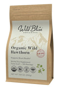 Organic Hawthorn Tea - Caffeine Free Loose Leaf and Flower Herbal Tea - Pharmacopoeia Potency - 100 Servings