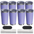 UIRZOTN 20oz Travel Coffee Tumbler, Insulated Travel Mug, Peri 8 Pack