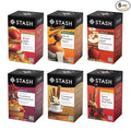 Stash Tea Fall for Autumn 6 Flavor Tea Sampler, 6 Boxes With 20 Tea Bags Each (120 Tea Bags Total)
