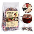 Ginseng Five Treasures Kidney Tea, Traditional Chinese Herbal TeaBags, Natural Kidney Cleanse Detox Tea for Women & Men, 7 Precious Ingredients Formula(1 Pack/25 Bags)