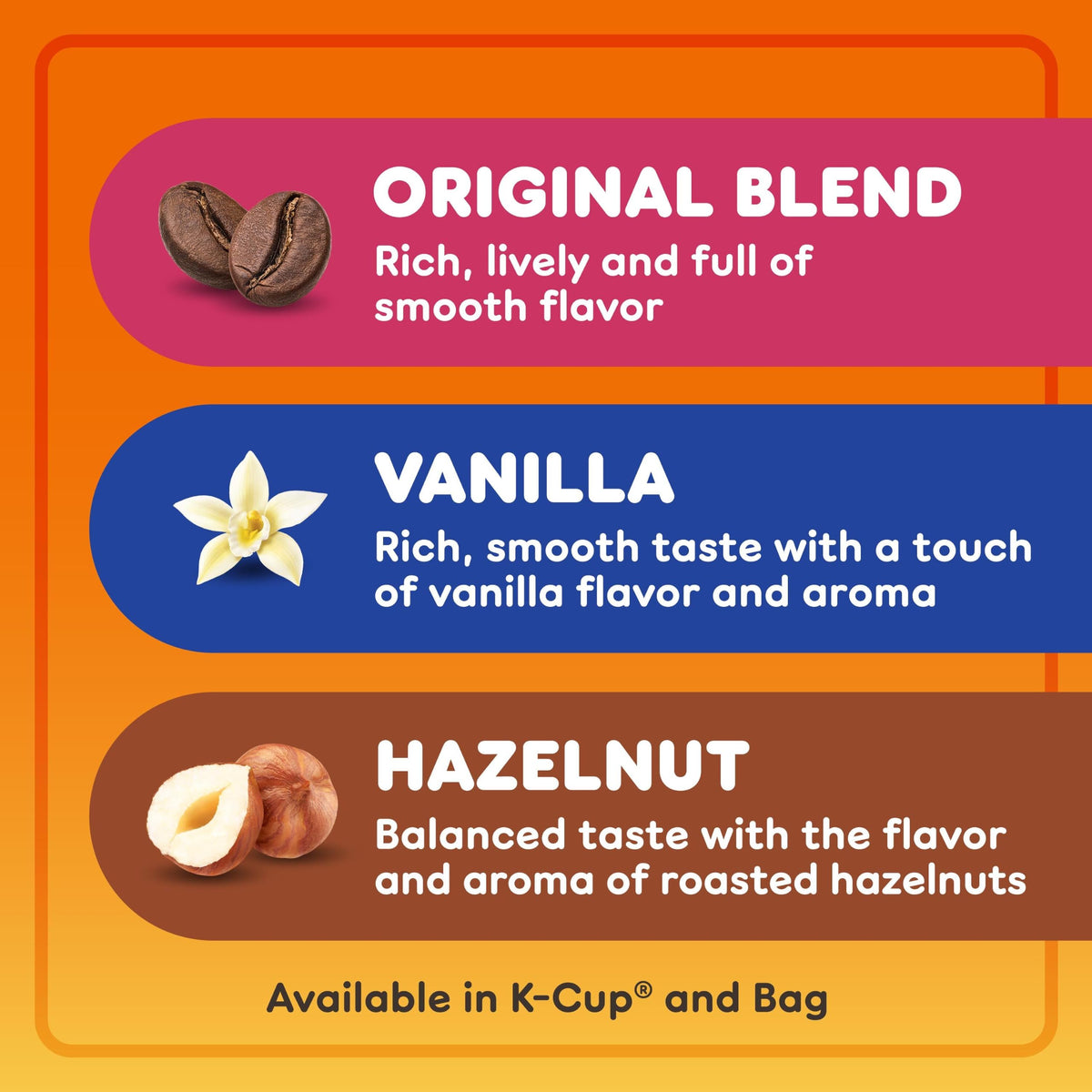 Dunkin’ Original Blend Medium Roast Ground Coffee, 18 Oz. Bags (Pack of 6)
