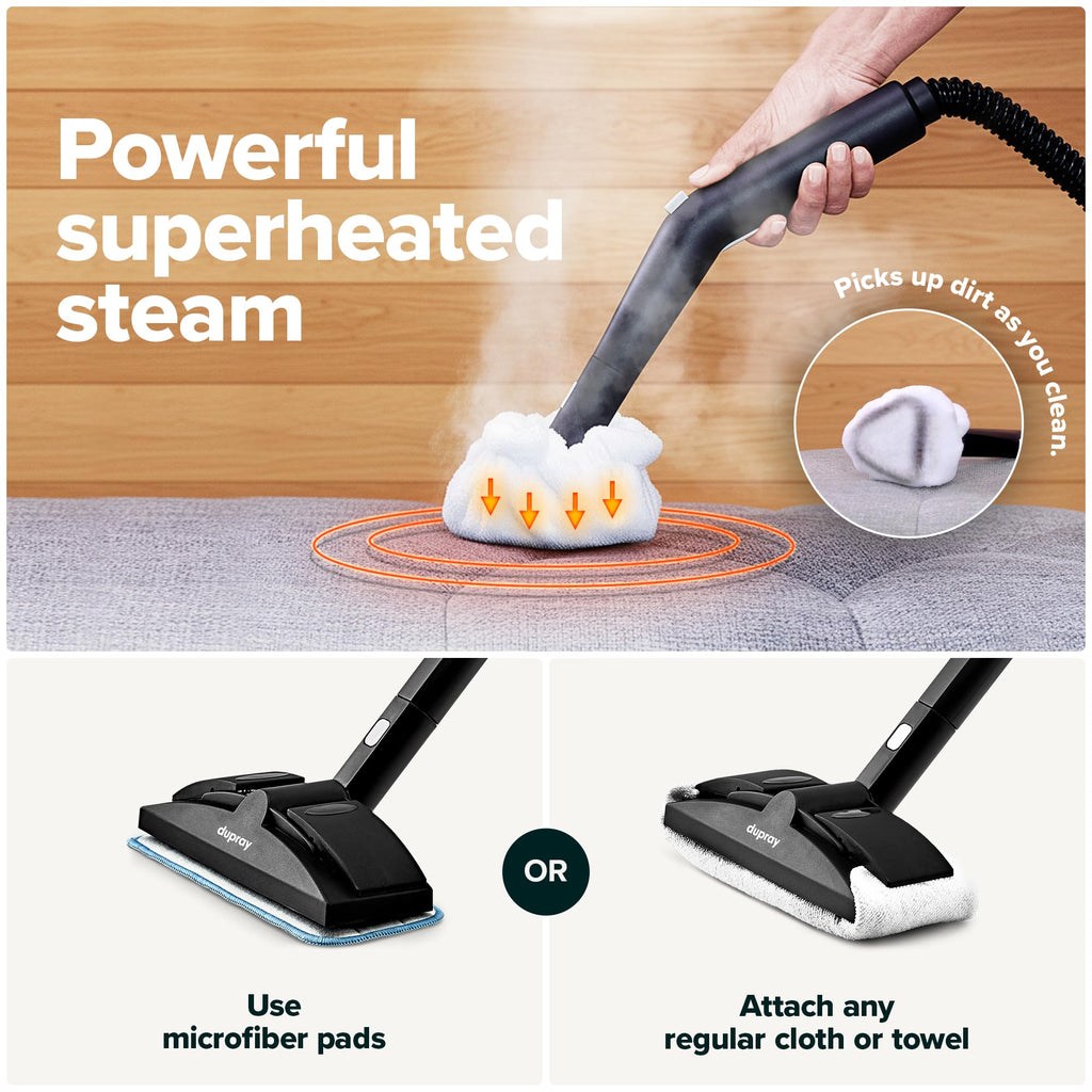 Dupray Neat Steam Cleaner for Home with Storage Bag