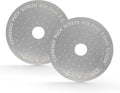 MHW-3BOMBER 58.5mm Espresso Puck Screen with Round Hole 2 Packs Metal Espresso Filter 0.8mm Thickness Coffee Filter for La Marzocco/Gaggia FG7011-OS