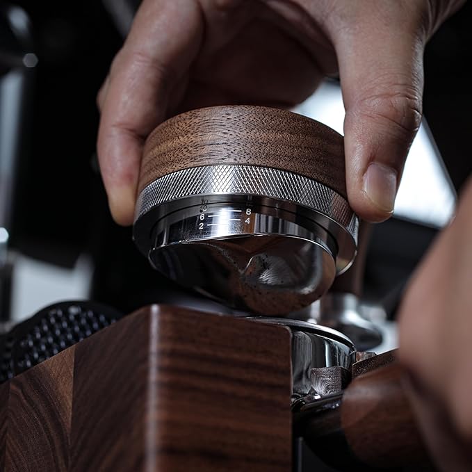 54mm Breville Espresso Machine Accessories Kit Complete 6-Piece Barista Set with Walnut Calibrated Tamper, Distribution Tool, Bottomless Portafilter, Espresso Funnel, Puck Filter& WDT Tool