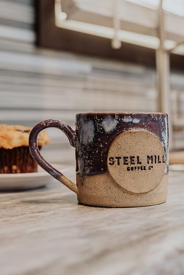 Steel Mill Coffee Co. - Almond Amaretto Flavored Coffee - Ground Coffee - Medium Roast - Regular - 100% Arabica Beans - Vegan - Sugar-Free - Gluten-Free - 12 oz Bag