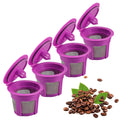 4 Pack Reusable K Cups Filters,Universal Kcup Coffee Pods for Keurig1.0 and 2.0 Coffee Makers