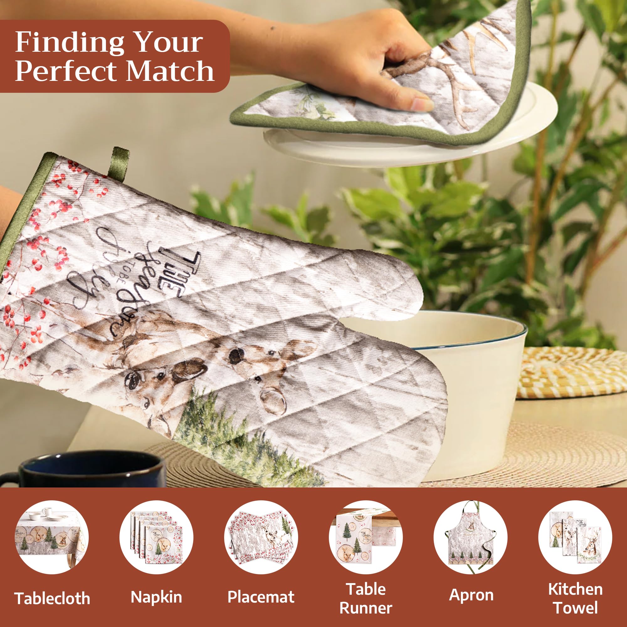 Maison d' Hermine Pot Holders 100% Cotton Potholders (8" x 8", Pack of 1)