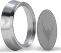 Stainless Steel 58mm Dosing Funnel and Espresso Puck Screen Set For 58 mm Portafilter