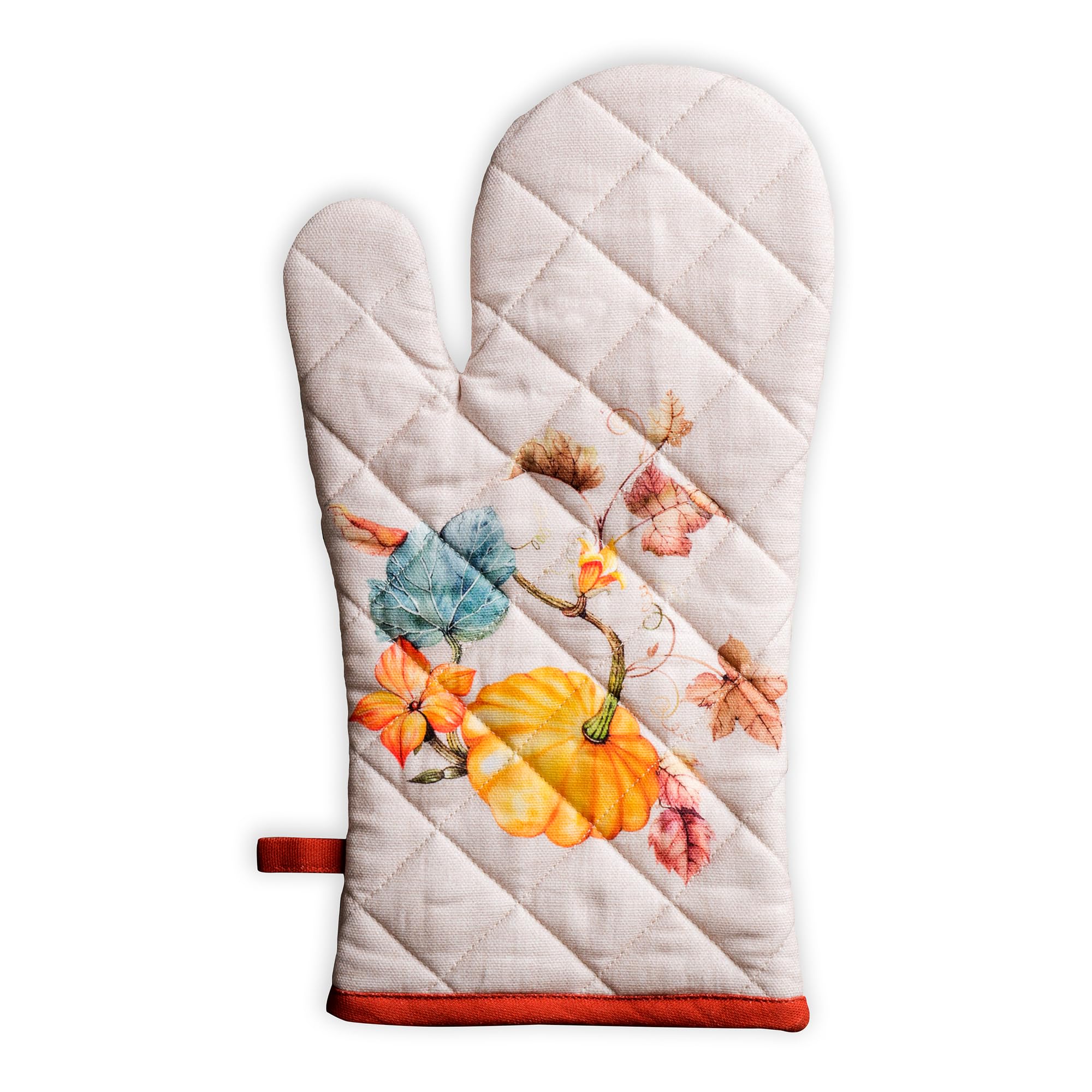 Maison d'Hermine Oven Gloves 100% Cotton Oven Mitt (7" x 13", Pack of 1)