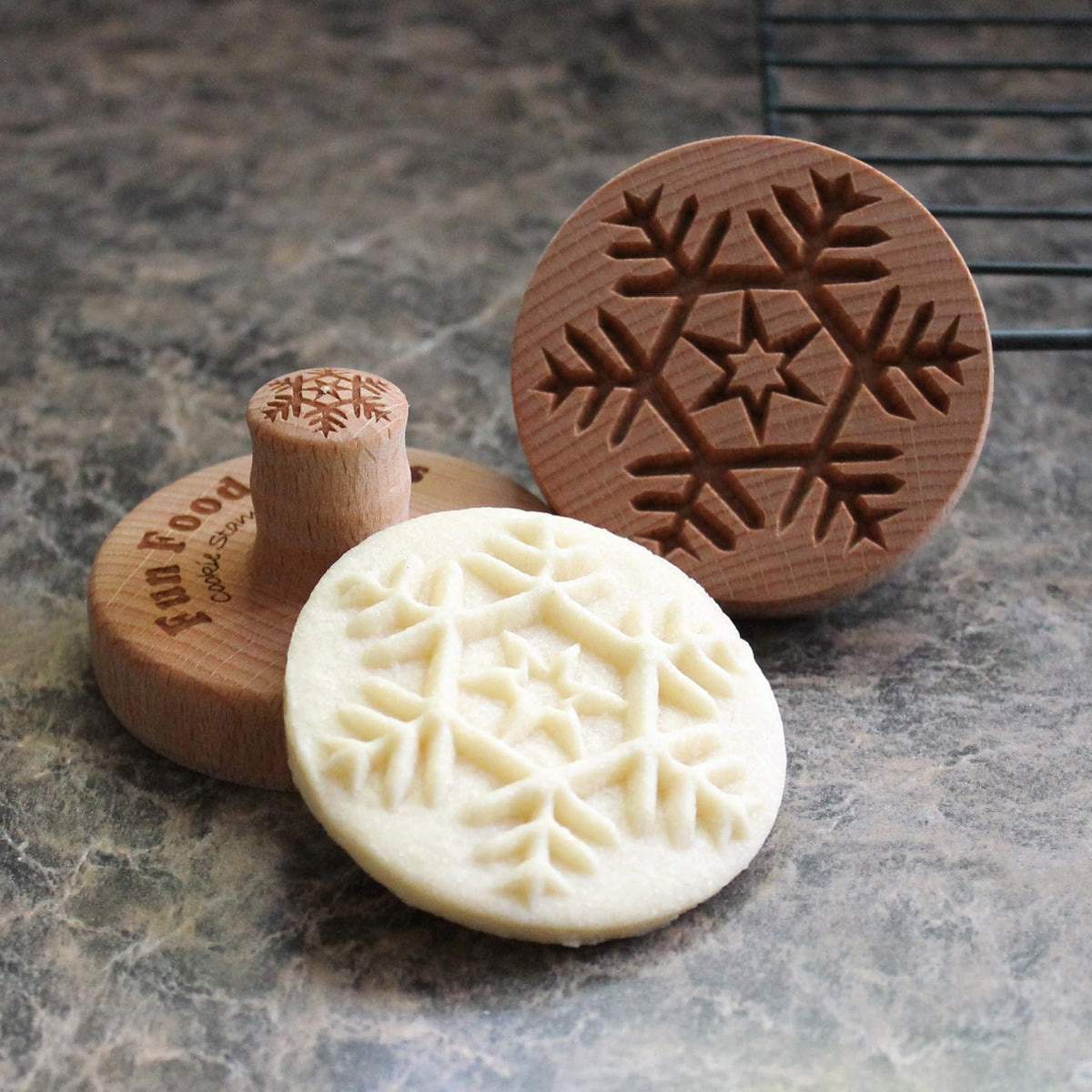 Fun Food Tools, Wood Cookie Stamp, 2.5 Inch (Chartres Cathedral CS-056)