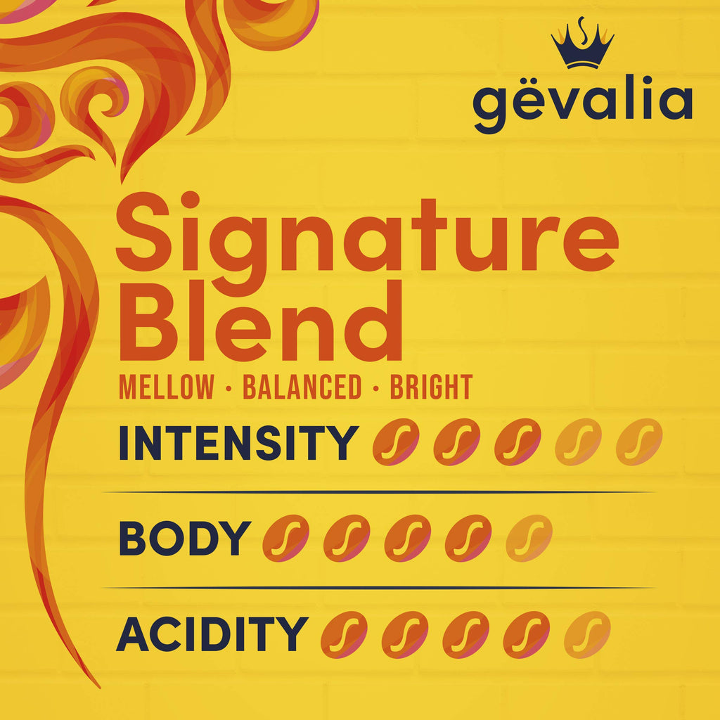 Gevalia Signature Blend Mild Light Roast K-Cup® Coffee Pods (72 Pods, 6 Boxes of 12)